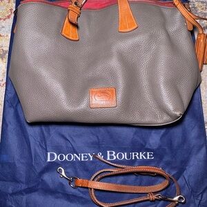 Dooney & Bourke Gray and Tan Women's Bag